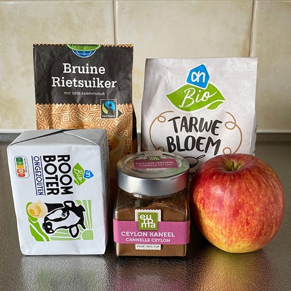 Apple Crumble ingrediënten Apple Crumble ingrediënten