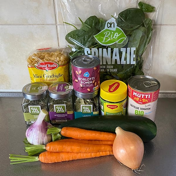 Minestronesoep Ingrediënten Minestronesoep Ingrediënten
