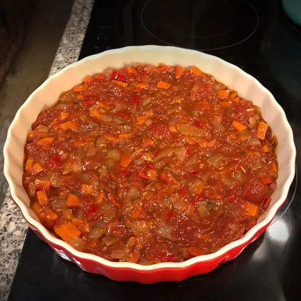 ovenschaal piperade