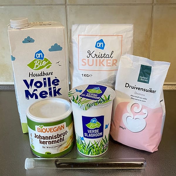 Roomijs ingrediënten Roomijs ingrediënten